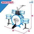 Bateria Musical Bontempi Azul Plástico 85 X 68 X 65 cm (9 Peças) (2 Unidades)