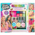 Conjunto de Beleza Cra-z-art Ultimate Party Infantil Neon Unhas Cabelo Corpo 4 Unidades