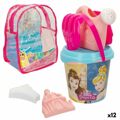 Conjunto de Brinquedos de Praia Princesses Disney ø 18 cm (12 Unidades)