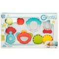 Conjunto de Chocalhos Colorbaby 6 Peças 12,5 X 1,5 X 6,5 cm (6 Unidades)