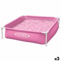 Piscina Desmontável Intex Cor de Rosa 342 L 122 X 30 X 122 cm (3 Unidades)