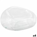 Cadeirão de Piscina Insuflável Intex Beanless Transparente 137 X 74 X 127 cm (4 Unidades)