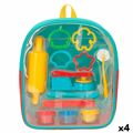 Jogo de Plasticina Playgo Mochila (4 Unidades)