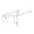 Suporte de Mesa para 3 Monitores 13 - 27"