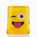 Bolsa Mochila com Cordas Emoticons Kiss