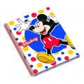 Cadernos Espiral Capa Dura A4 120F 70G Minnie&mickey Quadriculado