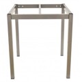 Base de Mesa LIRIO, Metal Cinza Prata, 650x650x720mm