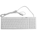 Teclado Lifetech Silicone Higienizavel / Lavavel USB Branco