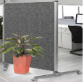 Biombo Bi-office Tela Divisória 1000x1500 Evolution Sound Proof Face Dupla Acustico ( Biombo )