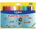  Ceras plásticas Campus Crayon 24 cores