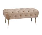 Banqueta Beige 104x46x43 cm