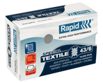 Agrafes Nº 43/6 Textile 10000un Rapid