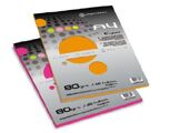 Papel Cor Fluorescentes Amarelo A4 80Grs - 20 Folhas