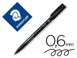 Marcador Staedtler Lumocolor Retroprojeção 317-9 Ponta 0,8-1 mm Preto