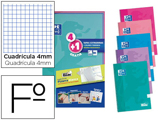 Caderno Espiral Oxford Capa Extradura Folio 80 Folhas Quadricula 4 mm Write&erase Quadro Pack 4+1 Unidades Cores Tendenc