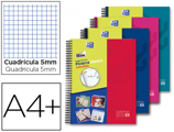 Caderno Espiral Oxford Europeanbook 5 Write&erase School Classic Din A4+ 120 Folhas Quadricula 5 mm com Margem