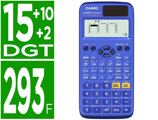 Calculadora Casio fx-85spx Ii Classwiz Cientifica 293 Funções 9 Memorias 15+10+2 Digitos 16 MB Flash Rom com Capa Azul