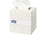 Lencos de Papel Tork Extra Suaves 2 Folhas 20,9x20 cm Caixa Cubo de 100 Unidades