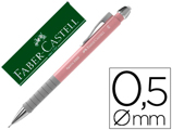 Lapiseira Faber Castell 0.5 mm Apollo Retrátil Cor Rosa Claro