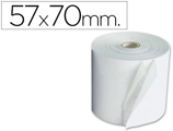 Rolo de Calculadora Exacompta Eletrica 57 mm X 70 mm 60 g/m2