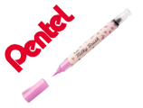 Pincel Pentel Milky Brush Cor Pastel Violeta