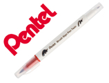 Pincel Pentel Brush Sign Pen com Ponta Dupla Cor Castanho