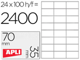 Etiquetas Adesivas Apli Din A4 70 X 35 mm