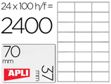 Etiquetas Adesivas Apli Din A4 70 X 37 mm