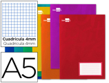 Caderno Escolar 16 Folhas Din A5 Quadricula 4 mm