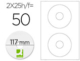 Etiquetas Adesivas Q-connect Din A4 117 mm Diametro