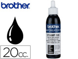 Recarga de Tinta Brother Pr-ink-b Cor Preto para Carimbos Automáticos 20 Cc