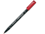 Marcador Staedtler Lumocolor Retroprojeção 313-2 Ponta 0,4mm Vermelho