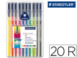 Marcador Staedtler Triplus 20 Unidades