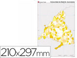 Mapa Mudo Color Madrid Politico