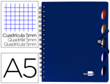 Caderno Espiral Executive 100 Fls A5 Azul Quad