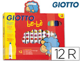 Marcador Bebe Giotto 12+2 Unidades