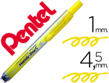 Marcador Fluorescente Pentel sxs15 Retrátil Amarelo