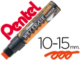 Marcador Pentel Wet Erase 56 Laranja