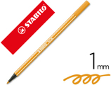 Marcador Stabilo Aguarelavel Pen 68 Laranja 1 mm