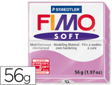 Pasta para Modelar Staedtler Fimo Soft 56 gr Cor Violeta Claro