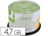 Dvd-r Q-connect Capacidade 4,7gb Duração 120min Velocidade 16x Torre de 50 Unidades