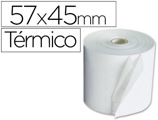 Rolo Termico para Impressora 57x45x11 mm 58 gr