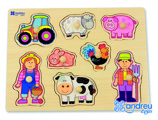 Puzzle Andreutoys Madeira Quinta 8 Peças