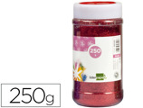 Purpurina Fantasia Cor Vermelho Metalizado Frasco de 250 gr