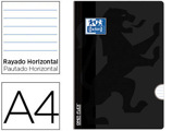 Caderno Agrafado Oxford Openflex Din A4 48 F Pautado Cor Preto