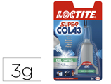 Cola Loctite 3 gr Adesiva Instantânea Gel Gota a Gota