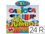 Marcador Jumbo Carioca 24 Unidades