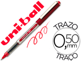 Caneta Uni-ball Roller ub-150 Micro Eye Vermelho 0,5 mm