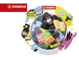 Marcador Stabilo Boss Mini Fluorescente By Snooze One Expositor Boiao de 50 Unidades Cores Sortidas