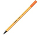 Marcador Stabilo Ponta de Fibra Point 88 Laranja 0,4 mm